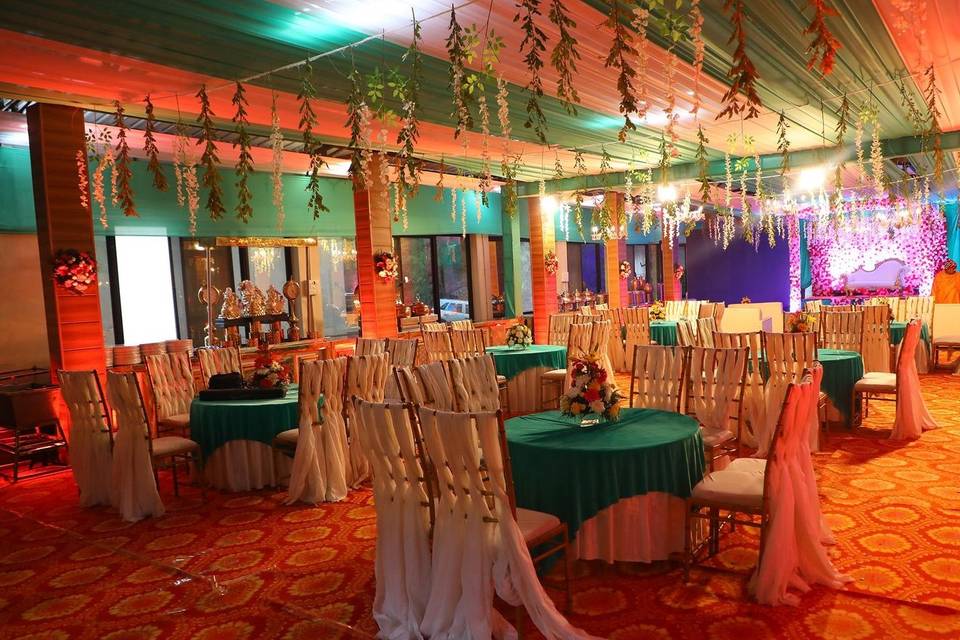 Wedding seating arrangements Nirvana River Resort Rishikesh