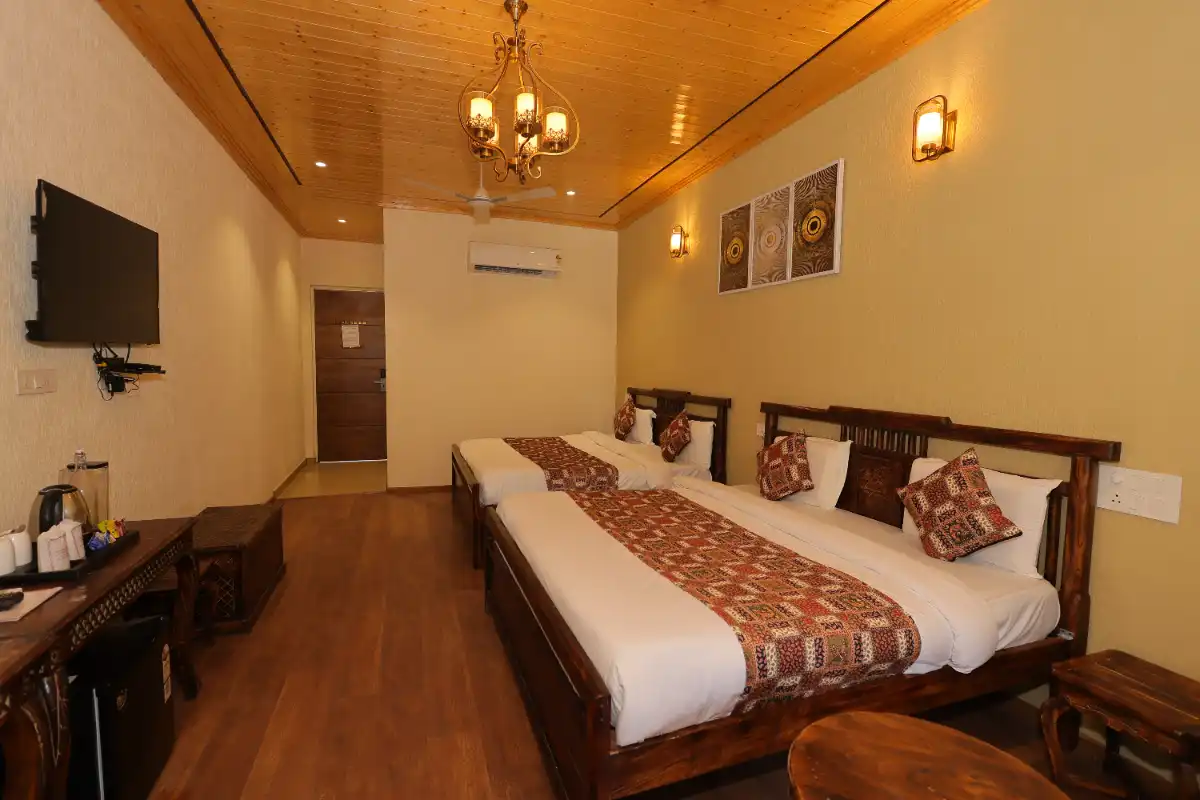 Royal Cottage at Nirvana River Resort Rishikesh - AC river view cottage on Ganges