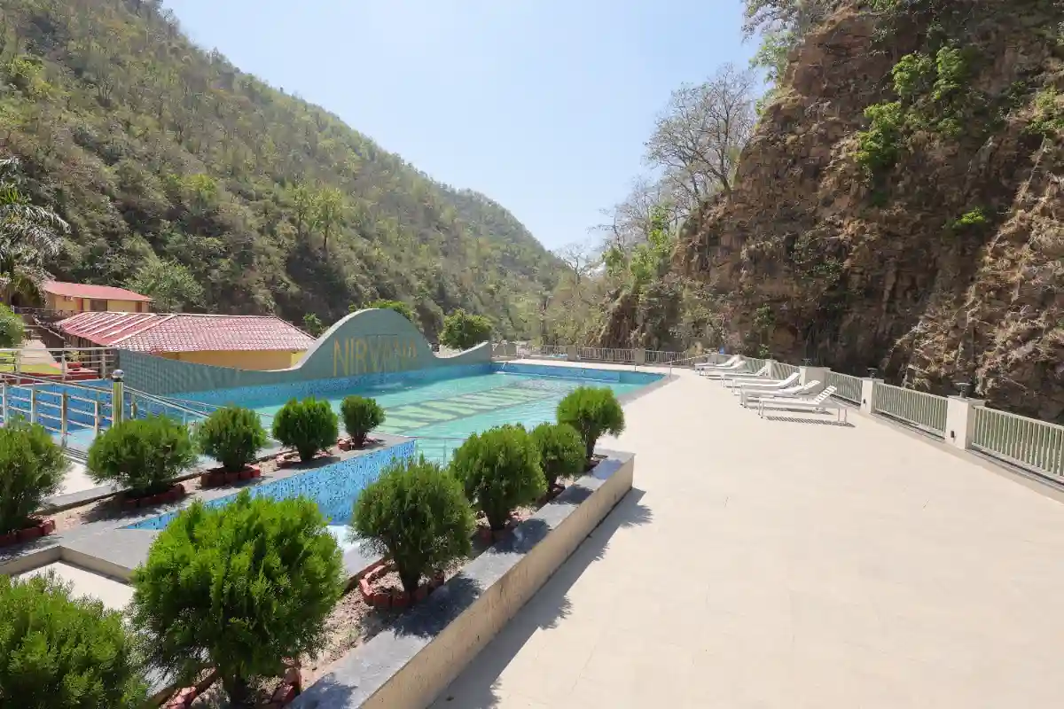 Swimming Pool at Nirvana River Resort Rishikesh