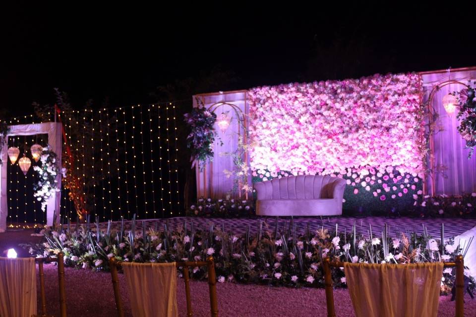 Wedding reception riverside resort Rishikesh
